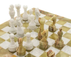 The Alghero Onyx And Marble Chess Set -Chess Shop 1004 04