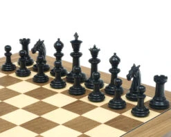 The Bath Ebony And Walnut Chess Set -Chess Shop 2RCPB306 03