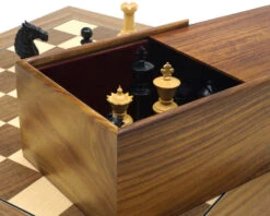 The Bath Ebony And Walnut Chess Set -Chess Shop 2RCPB306 05