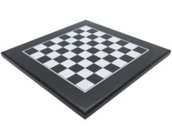Black And White 19.7 Inch Inlaid Board By Italfama 7 Black And White 19.7 Inch Inlaid Board By Italfama -Chess Shop 348NBSG 02
