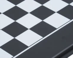 Black And White 19.7 Inch Inlaid Board By Italfama 8 Black And White 19.7 Inch Inlaid Board By Italfama -Chess Shop 348NBSG 03