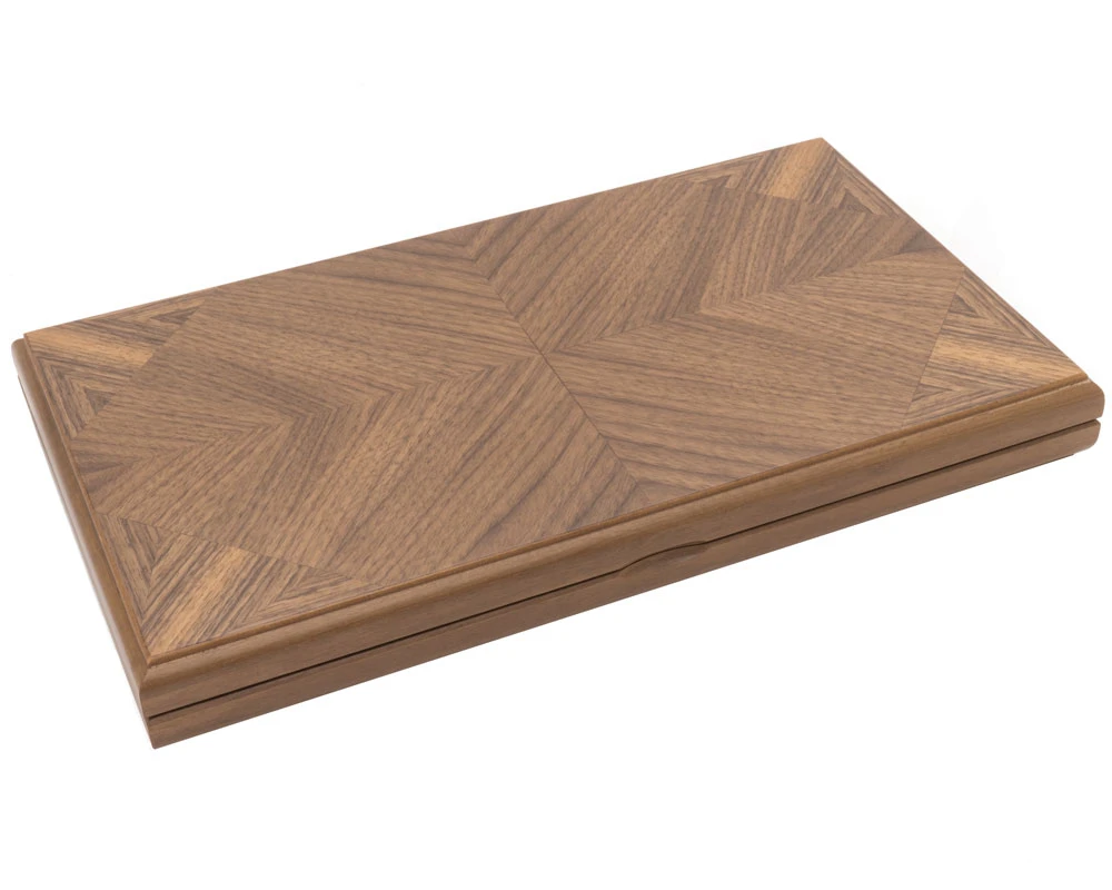 The Dal Negro Walnut Deluxe Backgammon Set 4 The Dal Negro Walnut Deluxe Backgammon Set - Image 4