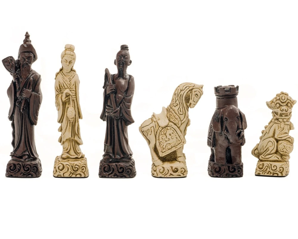 Berkeley Chess Mandarin Russet Chess Men 1 Berkeley Chess Mandarin Russet Chess Men