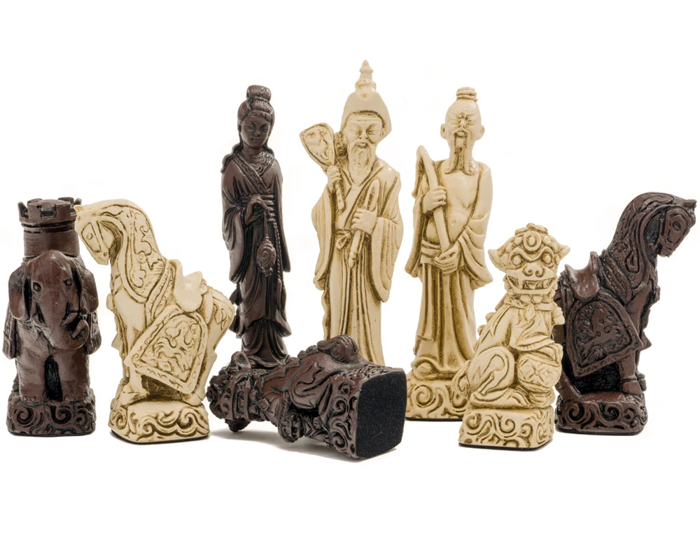 Berkeley Chess Mandarin Russet Chess Men 2 Berkeley Chess Mandarin Russet Chess Men - Image 2