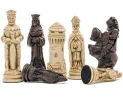 Berkeley Chess Camelot Russet Chess Men -Chess Shop BC2006 03