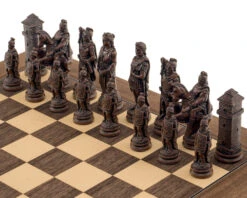 Berkeley Chess Roman Russet Chess Men -Chess Shop BC2007 3