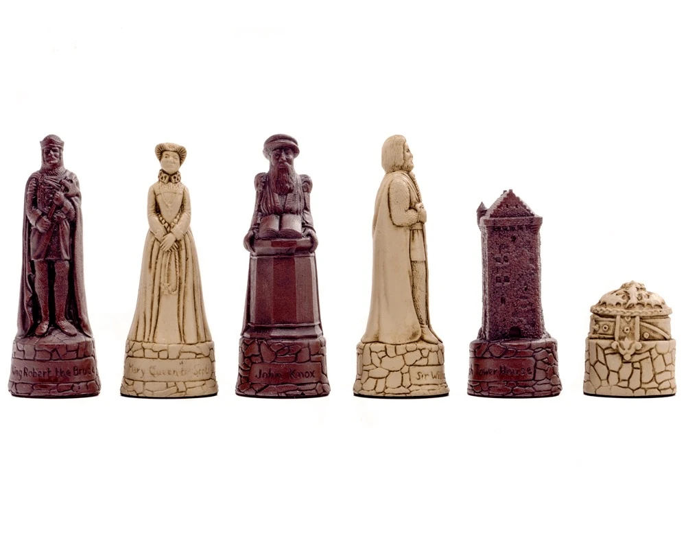 Berkeley Chess Scottish Russet Chess Men 1 Berkeley Chess Scottish Russet Chess Men