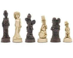 Berkeley Chess Movie Stars Russet Chess Men