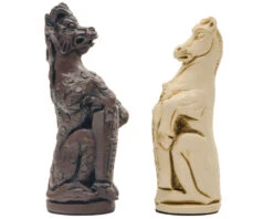 Berkeley Chess Royal Beast Russet Chess Men -Chess Shop BC2012 02