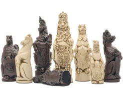 Berkeley Chess Royal Beast Russet Chess Men -Chess Shop BC2012 03