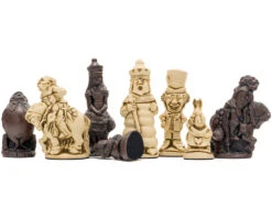 Berkeley Chess Alice In Wonderland Russet Chess Men -Chess Shop BC2014 03
