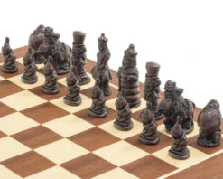 Berkeley Chess Alice In Wonderland Russet Chess Men -Chess Shop BC2014 05