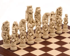 Berkeley Chess Reynard The Fox Russet Chess Men 10 Berkeley Chess Reynard The Fox Russet Chess Men -Chess Shop BC2015 3