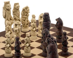 Berkeley Chess Reynard The Fox Russet Chess Men 13 Berkeley Chess Reynard The Fox Russet Chess Men -Chess Shop BC2015 6