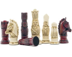 Berkeley Chess Victorian Cardinal Chess Men -Chess Shop BC3003 03