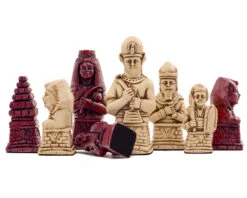 Berkeley Chess Egyptian Cardinal Chess Men -Chess Shop BC3004 3