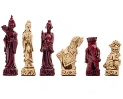 Berkeley Chess Mandarin Cardinal Chess Men