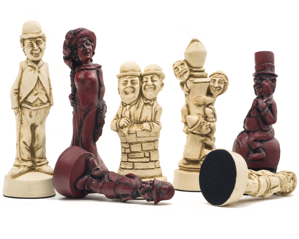 Berkeley Chess Movie Stars Cardinal Chess Men 4 Berkeley Chess Movie Stars Cardinal Chess Men - Image 4