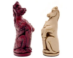 Berkeley Chess Royal Beast Cardinal Chess Men 9 Berkeley Chess Royal Beast Cardinal Chess Men -Chess Shop BC3012 2