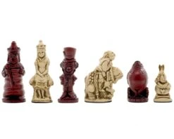 Berkeley Chess Alice In Wonderland Cardinal Chess Men