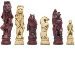 Berkeley Chess Reynard The Fox Cardinal Chess Men