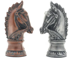 Berkeley Chess Victorian Metallic Chess Men -Chess Shop BC4003 02