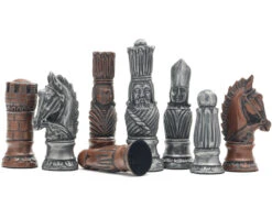 Berkeley Chess Victorian Metallic Chess Men -Chess Shop BC4003 03