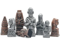 Berkeley Chess Egyptian Metallic Chess Men -Chess Shop BC4004 03