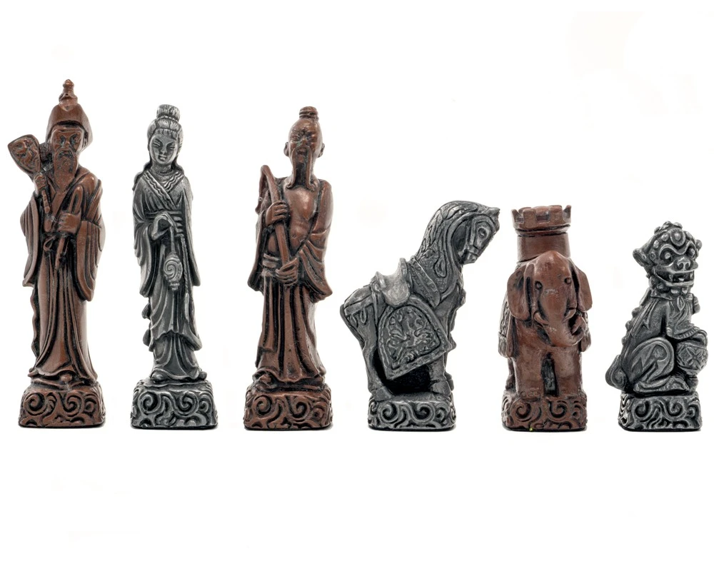 Berkeley Chess Mandarin Metallic Chess Men 1 Berkeley Chess Mandarin Metallic Chess Men