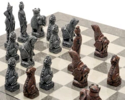 Berkeley Chess Mandarin Metallic Chess Men 13 Berkeley Chess Mandarin Metallic Chess Men -Chess Shop BC4005 6