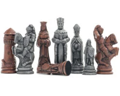 Berkeley Chess Camelot Metallic Chess Men -Chess Shop BC4006 03