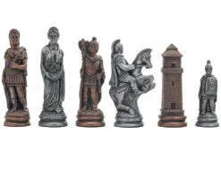 Berkeley Chess Roman Metallic Chess Men