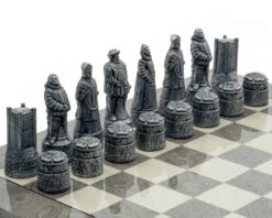 Berkeley Chess English Metallic Chess Men -Chess Shop BC4008 3