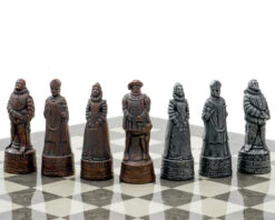 Berkeley Chess English Metallic Chess Men -Chess Shop BC4008 5