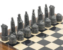 Berkeley Chess Scottish Metallic Chess Men -Chess Shop BC4009 05