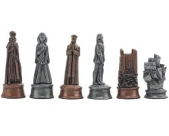 Berkeley Chess Elizabethan Metallic Chess Men