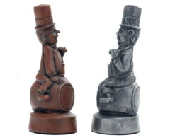 Berkeley Chess Movie Stars Metallic Chess Men -Chess Shop BC4011 2