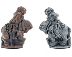 Berkeley Chess Alice In Wonderland Metallic Chess Men -Chess Shop BC4014 2