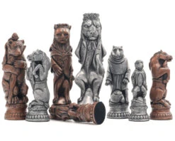Berkeley Chess Reynard The Fox Metallic Chess Men -Chess Shop BC4015 03