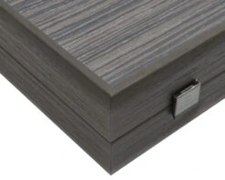 The Manopoulos Black Oak Argento Backgammon Set With Vinyl Deluxe Cups 9 The Manopoulos Black Oak Argento Backgammon Set With Vinyl Deluxe Cups -Chess Shop BGB1 02