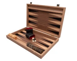 Tournament Walnut & Maple Backgammon Set Premium Edition 10 Tournament Walnut & Maple Backgammon Set Premium Edition -Chess Shop BKC1 03