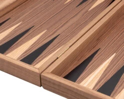 Tournament Walnut & Maple Backgammon Set Premium Edition 12 Tournament Walnut & Maple Backgammon Set Premium Edition -Chess Shop BKC1 05