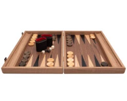 Tournament Walnut & Maple Backgammon Set Premium Edition 13 Tournament Walnut & Maple Backgammon Set Premium Edition -Chess Shop BKC1 06