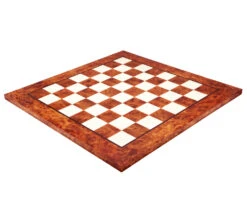 23.6 Inch Briarwood And Elmwood Luxury Chess Board -Chess Shop BOARD089 02