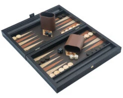 Travel Backgammon Set - The Manopoulos Wenge And Oak Edition