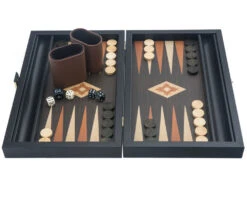 Travel Backgammon Set - The Manopoulos Wenge And Oak Edition 13 Travel Backgammon Set - The Manopoulos Wenge And Oak Edition -Chess Shop BXL3VV 06