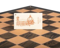 Saluzzo Real Leather Luxury Chess Board 16.5 Inch -Chess Shop LEAT12 05