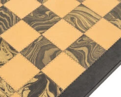 The Amalfi Hand Crafted 20.7 Inch Leather Chess Board By Italfama -Chess Shop LEAT13 03