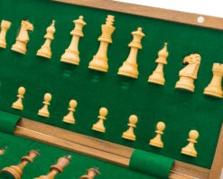 Deluxe Hardwood Folding Travel 14 Inch Chess Set -Chess Shop NEWRC066 03