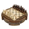 Isle Of Lewis Compact Celtic Chess Set 9 Inches